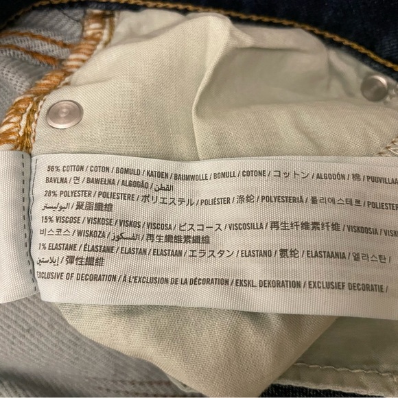 Jeans Abercrombie Kids Straight leg super soft cozy denim size 11/12 brand new - Picture 6 of 7